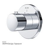 F0800200 Запирающий вентиль, монтируемый в стену, хром, шт.