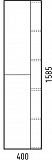 Шкаф-пенал Corozo Гольф 40 универсальный, антик SD-00000333