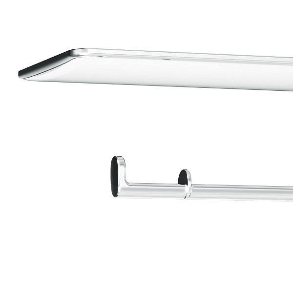 F0H8F900 Func, гигиенический набор со смесителем для душа с полкой, хром, шт.