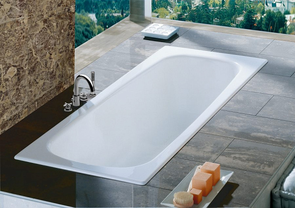 Чугунная ванна Roca Continental 100x70 без антискольжения 211507001