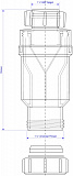 Сифон  McAlpine MRNRV40C