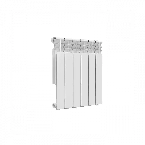 Радиатор алюминиевый Delta Plus 500 6 секций Qну=804 Вт RAL 9016 (белый) Ogint .