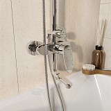 Смеситель с верхним душем и изливом, Optima Home, IDDIS, OPTSB3Fi06