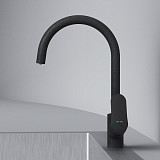 F8007722 Like, смеситель для кухни с каналом для питьевой воды, черный, шт.
