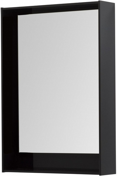 Зеркало Aquanet Милан 60 LED черный глянец 00306383