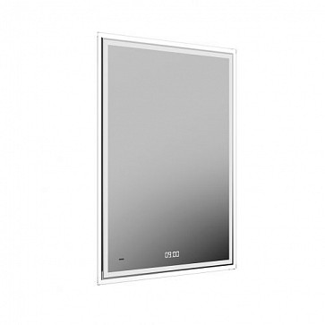 Зеркало Kerama Marazzi TECNO c LED 60 с подсветкой, с функцией антизапотевание, белое глянцевое