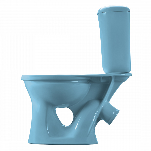 Унитаз-компакт Santeri Виктория голубой 1.P301.6.S06.00B.F