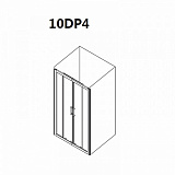Душевые двери Ravak 10° 10DP4-170 блестящий 0ZKV0C00Z1