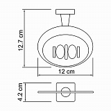 Мыльница решетка Wasserkraft Lippe K-6569