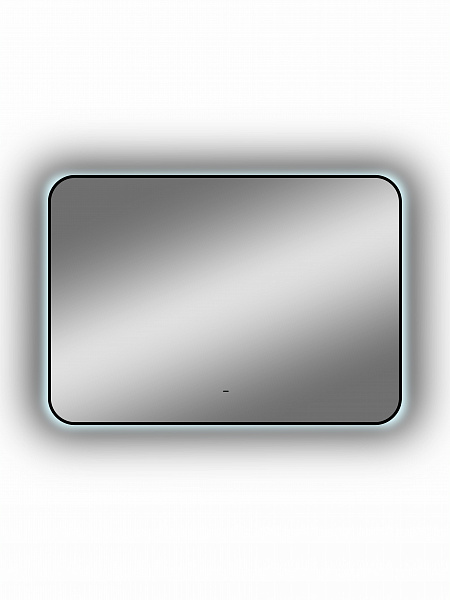 Зеркало Континент "Torry Led" с фоновой подсветкой, бесконтактным сенсором, черной окантовкой 1000х700