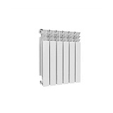 Радиатор алюминиевый Alpha 500 6 секций Qну=1110 Вт RAL 9016 (белый) Ogint
