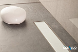 Душевой лоток Pestan Confluo Frameless Line 450 White Glass