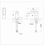 Смеситель для раковины Bravat Iceberg F176110C