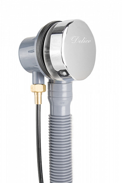 Слив-перелив полуавтомат Delice Хром