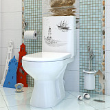 Унитаз-компакт Оскольская керамика Леда Люкс, декор