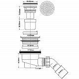 Сифон  McAlpine MRS4-CPBR