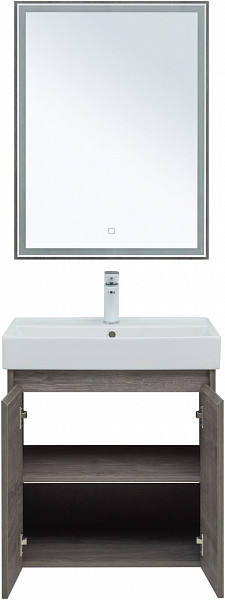 Мебель для ванной Aquanet Nova Lite 60 дуб рошелье (2 дверцы) 00302533