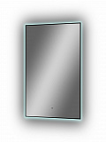 Зеркало Континент "Amer Led" с фоновой подсветкой, бесконтактным сенсором, черной окантовкой 600х1200