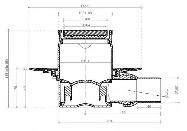 Confluo Standard 10х10 Plate 1 2in1 Pestan