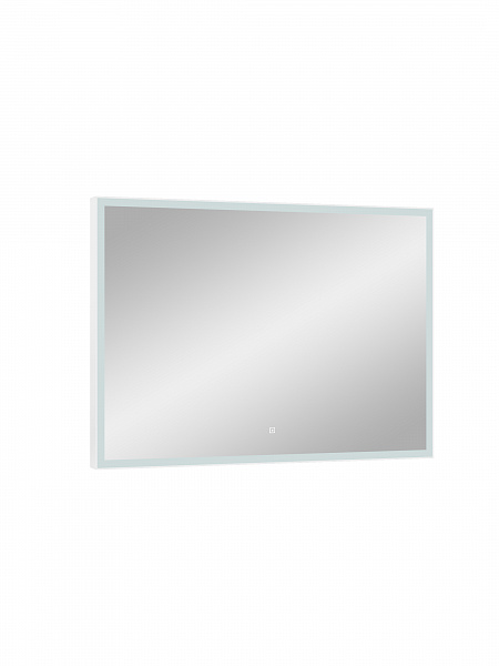 Зеркало Континент "Frame white standart" 1000x700