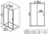 Душевая дверь Ravak BLSDP2 X0PMA0C00Z1