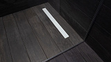 Душевой лоток Pestan Confluo Frameless Line 450 White Glass