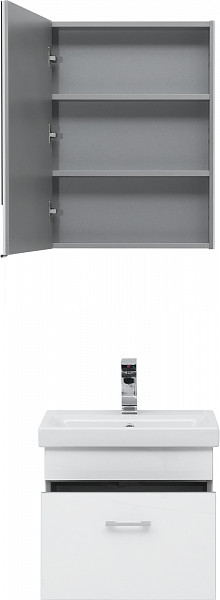 Мебель для ванной Aquanet Верона 50 (Moduo Slim) белый 00254065