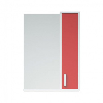 Зеркало-шкаф Corozo "Колор 50" красное, SD-00000697