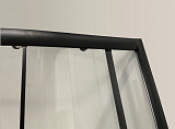 Душ. уголок NG-003-14BLACK (800х800х1950) низкий поддон(13см) стекло МОЗАИКА 2 места