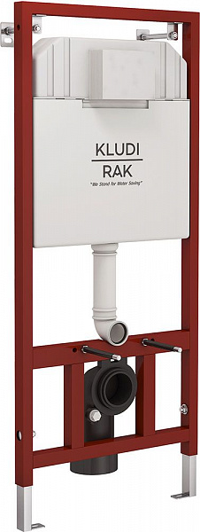 Комплект инсталляция для унитазов Kludi Rak RAK80000 и клавиша смыва Kludi Rak RAK80010 хром