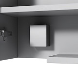 M70AMCR0601WG Spirit V2.0, Зеркальный шкаф с LED-подсветкой, правый, 60 см, цвет: белый, глянец