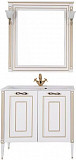 Мебель для ванной Aquanet Паола 90 белый/золото (литьевой мрамор) 00187844