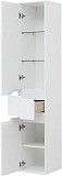 Шкаф-пенал для ванной Aquanet Модена 35 L белый глянец 00218461