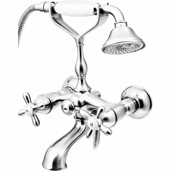 Смеситель для ванны с душем Timo Ritz 0144Y silver cross