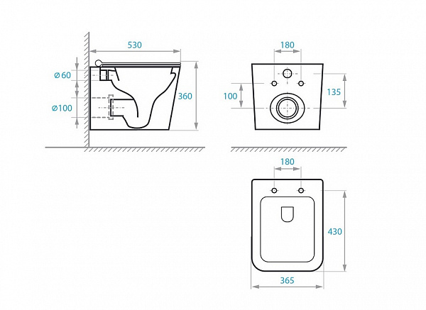 Комплект KOLLER POOL для монтажа  подвесного унитаза: Инсталляция DUNE 1200 SL с клавишей KVADRO Arch Chrome, Унитаз KVADRO Rimless, сиденье дюропласт: SoftClose, Take Off, антибактериальное покрытие, система «Антивсплеск»