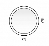 Зеркало Corozo LED "Мицар D770", сенсор