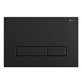 Сет: Система инсталляции Point Элемент для подвесного унитаза PN45120 + Клавиша смыва для инсталляции Point Меркурий, черная матовая, PN44831BM + Унитаз подвесной Point Афина безободковый, сиденье микролифт PN41041