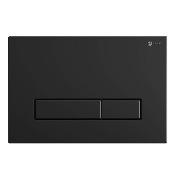 Сет: Система инсталляции Point Элемент для подвесного унитаза PN45120 + Клавиша смыва для инсталляции Point Меркурий, черная матовая, PN44831BM + Унитаз подвесной Point Афина безободковый, сиденье микролифт PN41041