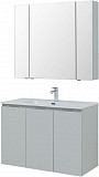 Мебель для ванной Aquanet Алвита New 100 3 дверцы, серый 00274198