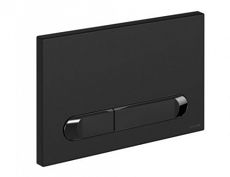 Кнопка ESTETICA для LINK PRO/VECTOR/LINK/HI-TEC пластик черный матовый с рамкой хром