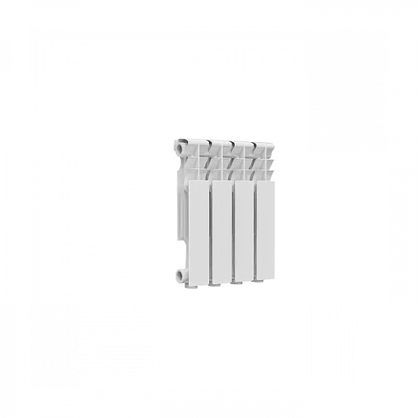 Радиатор алюминиевый Delta Plus 350 4 секции Qну=412 Вт RAL 9016 (белый) Ogint