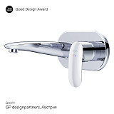 F8072200 Like, смеситель д/умывальника, монтируемый в стену, хром, шт.