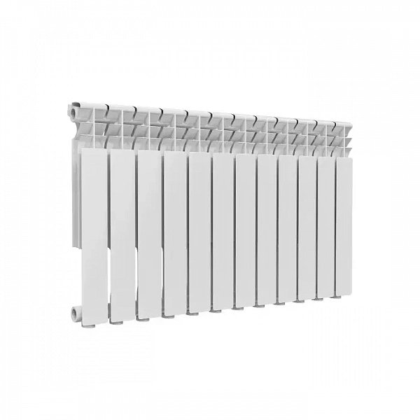 Радиатор алюминиевый Delta Plus 500 12 секций Qну=1608 Вт RAL 9016 (белый) Ogint .