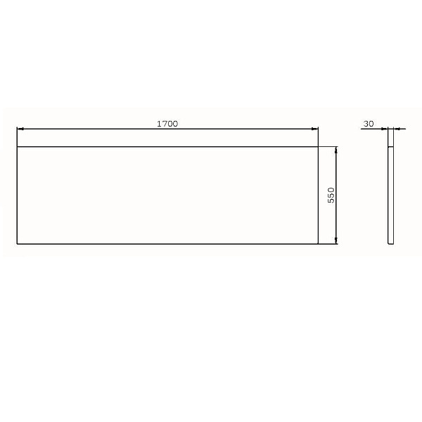 W94A-170-075W-P X-Joy панель фронтальная для ванны 170х75