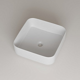 Белый глянцевый умывальник накладной, Bridge, IDDIS, BRIWS04i27