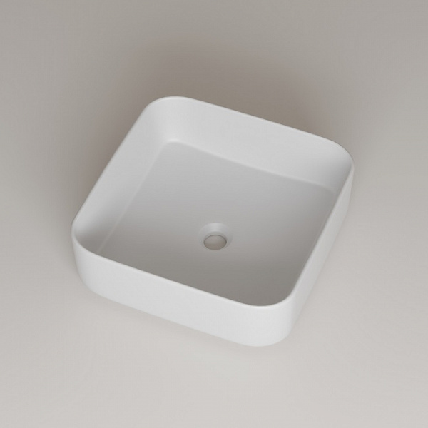 Белый глянцевый умывальник накладной, Bridge, IDDIS, BRIWS04i27