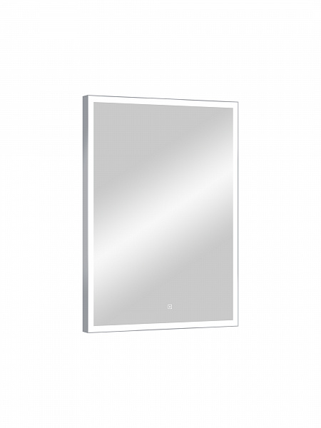 Зеркало Континент "Frame Silver LED" 600х800