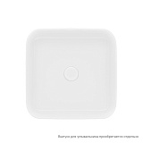 Белый глянцевый умывальник накладной, Bridge, IDDIS, BRIWS04i27