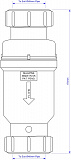 Сифон  McAlpine MRNRV40C-PB (пакет)