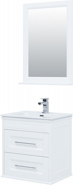 Комплект мебели для ванной Aquanet Бостон М 60 белый матовый 00210629